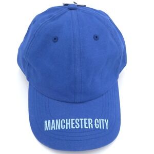 Manchester City FC Hat Blue Adjustable Soccer Dad Cap Cotton OSFM Fan Ink NEW